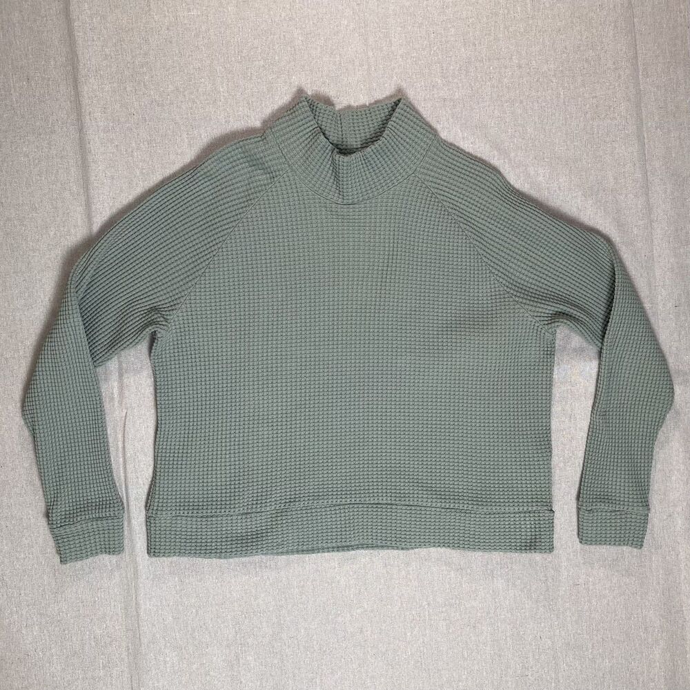 North Face | Muted Green Chabot Mock Neck Pullover Sweater | XL